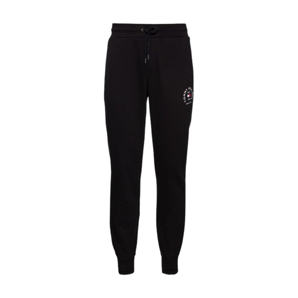 Pantalone Uomo joggers con logo Nero TOMMY HILFIGER- Francavilla Moda