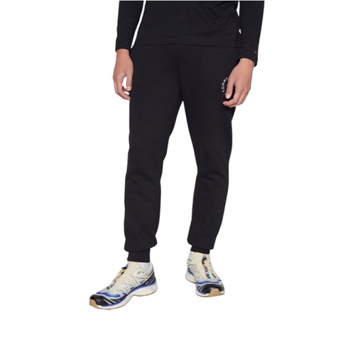 Pantalone Uomo joggers con logo Nero TOMMY HILFIGER- Francavilla Moda