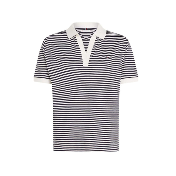 Tommy Hilfiger Polo Polo Donna a righe orizzontali Blu - Francavilla Moda