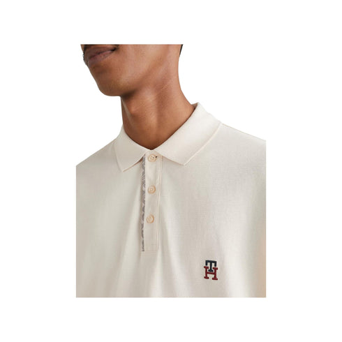 Polo Uomo con bordino logato Stone Tommy Hilfiger- Francavilla Moda