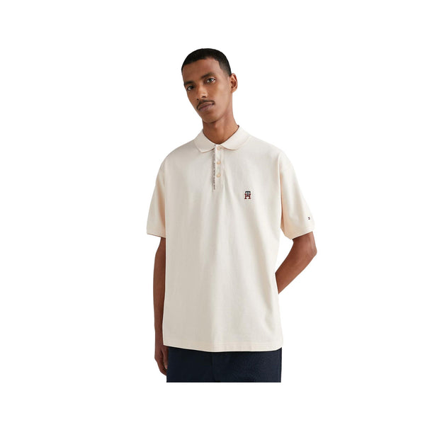 Polo Uomo con bordino logato Stone Tommy Hilfiger- Francavilla Moda