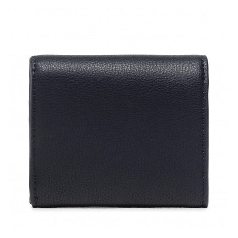 Portafoglio Donna mini con logo metallico Blu TOMMY HILFIGER- Francavilla Moda