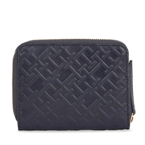 Tommy Hilfiger Portafogli Portafoglio Donna mini TH monogram Blu - Francavilla Moda