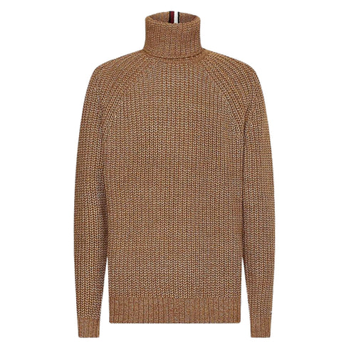 Pullover Uomo collo alto Desert khaki TOMMY HILFIGER- Francavilla Moda
