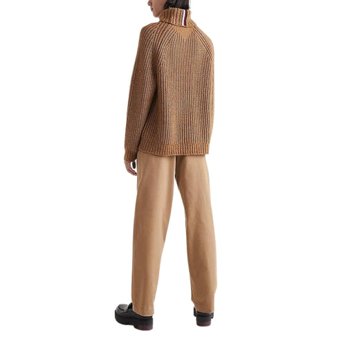 Pullover Uomo collo alto Desert khaki TOMMY HILFIGER- Francavilla Moda