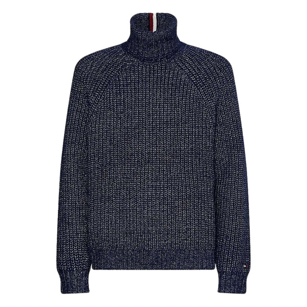 Pullover Uomo collo alto Blu TOMMY HILFIGER- Francavilla Moda