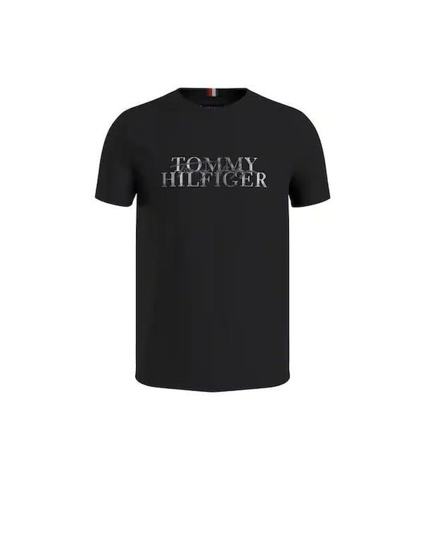 T-shirt Uomo a girocollo Nero TOMMY HILFIGER- Francavilla Moda