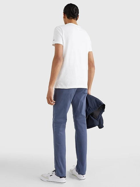 T-shirt Uomo a girocollo in cotone Bianco TOMMY HILFIGER- Francavilla Moda