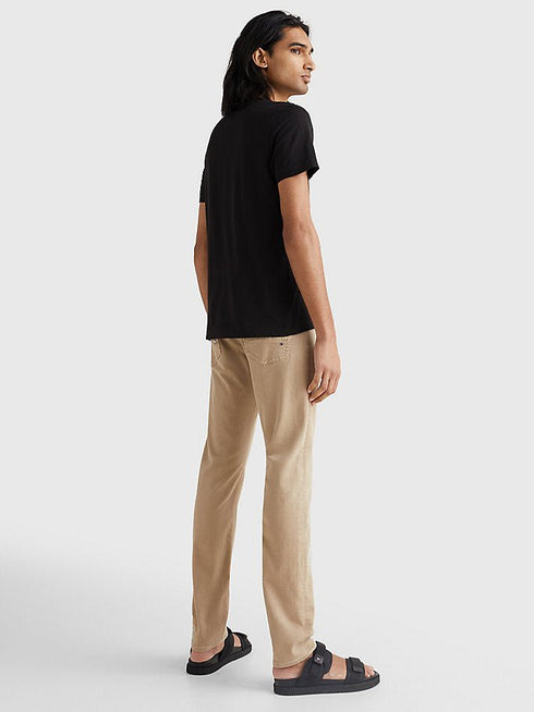 T-shirt Uomo a girocollo in cotone Nero TOMMY HILFIGER- Francavilla Moda