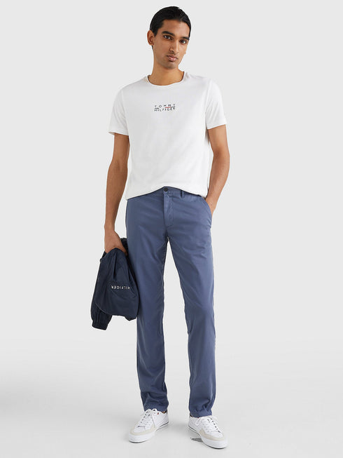 T-shirt Uomo a girocollo in cotone Bianco TOMMY HILFIGER- Francavilla Moda