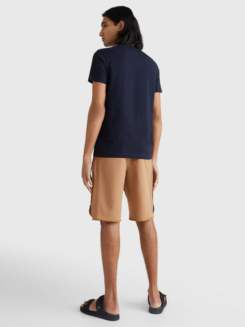 T-shirt Uomo a girocollo in cotone Blu TOMMY HILFIGER- Francavilla Moda