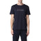 T-shirt Uomo con inserto a V e logo Blu TOMMY HILFIGER- Francavilla Moda