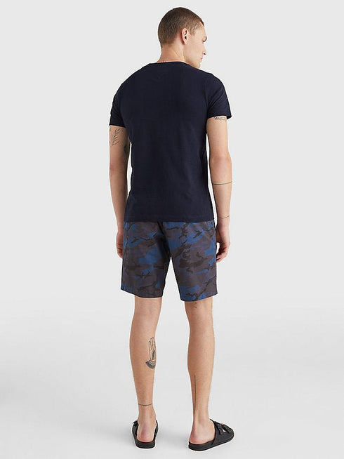 T-shirt Uomo con inserto camouflage Blu TOMMY HILFIGER- Francavilla Moda