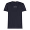 T-shirt Uomo con logo ricamato sul petto Blu Tommy Hilfiger- Francavilla Moda