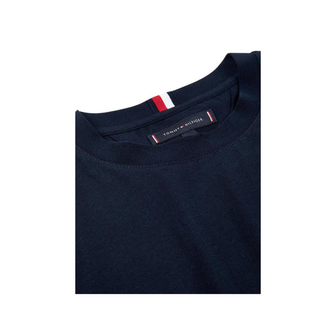 Tommy Hilfiger T-shirt T-shirt Uomo con monogram TH ricamato Blu - Francavilla Moda