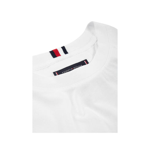 Tommy Hilfiger T-shirt T-shirt Uomo con monogram TH ricamato Bianco P24-TOMMY HILFIGERMW33987-YBR-S - Francavilla Moda