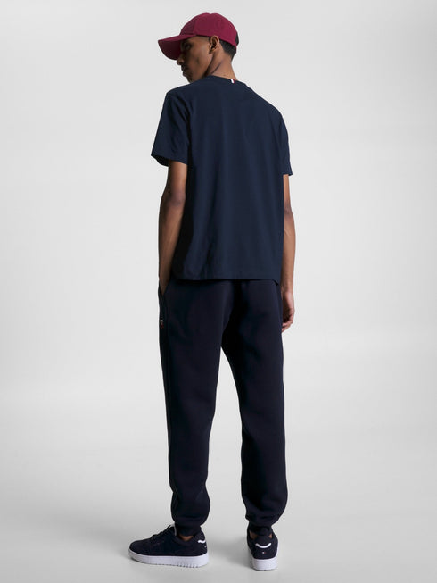 T-shirt Uomo in tinta unita Nero Tommy Hilfiger- Francavilla Moda