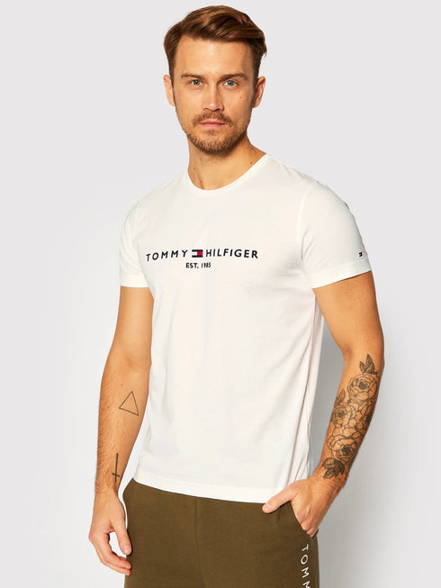 Tommy Hilfiger T-shirt mm T-shirt Uomo Logo core Blu P24-TOMMY HILFIGERMW11465-403-M - Francavilla Moda