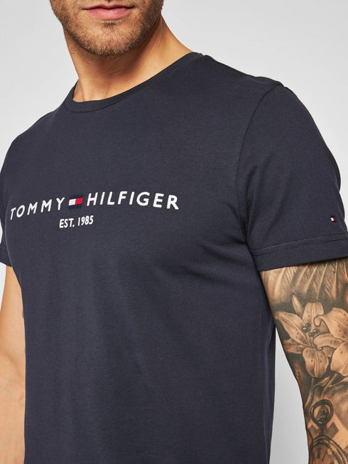 Tommy Hilfiger T-shirt mm T-shirt Uomo Logo core Blu P24-TOMMY HILFIGERMW11465-403-M - Francavilla Moda