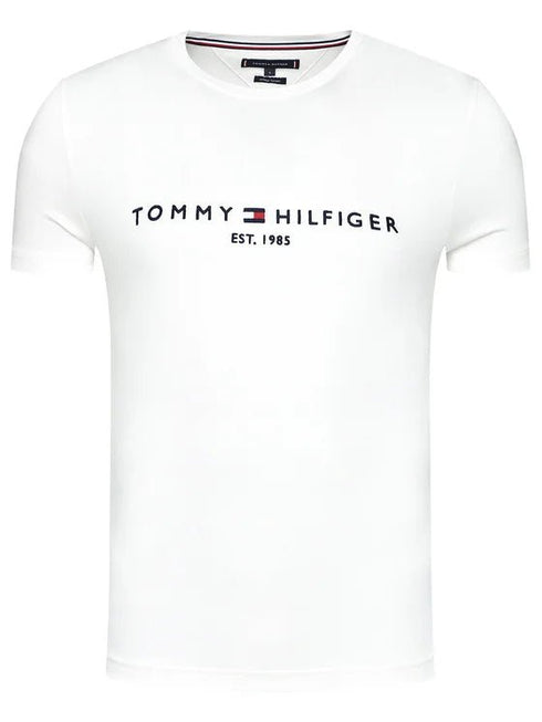 Tommy Hilfiger T-shirt mm T-shirt Uomo Logo core Bianco - Francavilla Moda