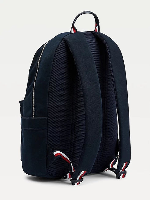 Zaino Uomo AM07789 stile retrò con firma Blu TOMMY HILFIGER- Francavilla Moda