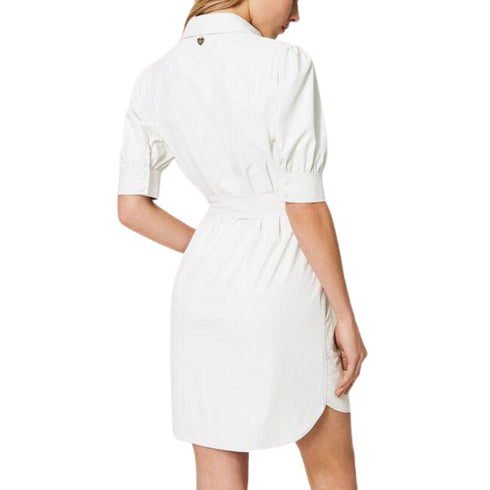 Abito Donna chemisier con cintura Neve TWINSET- Francavilla Moda