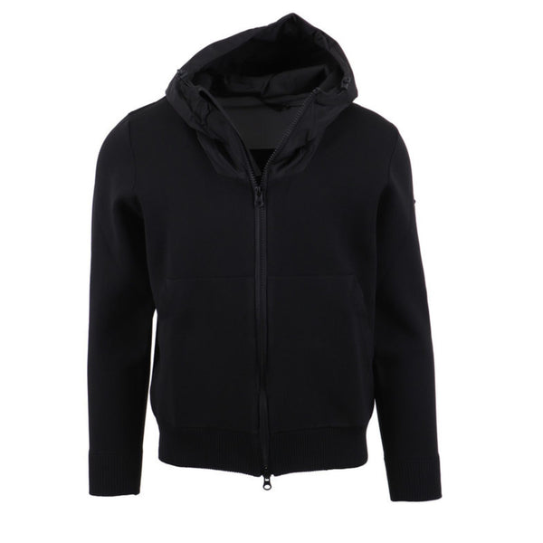 Giacca Uomo con cappuccio in nylon Nero UNITY- Francavilla Moda