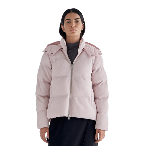 Unity Giacca imbottita Giubbino Donna imbottito HELENA cappuccio rimovibile Rosa A23-UNITYHELENA -PINK-XS - Francavilla Moda