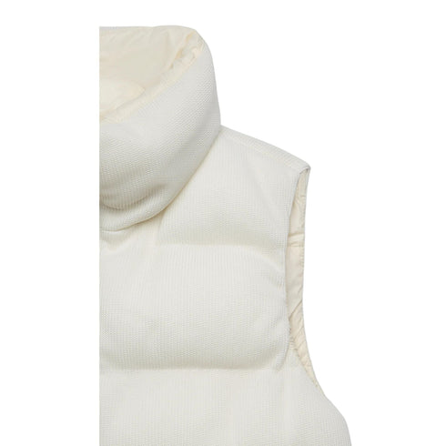 Unity Piumino smanicato Piumino smanicato Donna PAGE a collo alto Bianco - Francavilla Moda