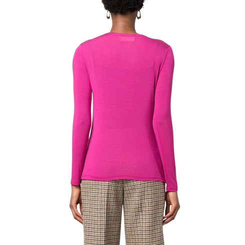 T-shirt Donna a maniche lunghe Magenta VANISE'- Francavilla Moda