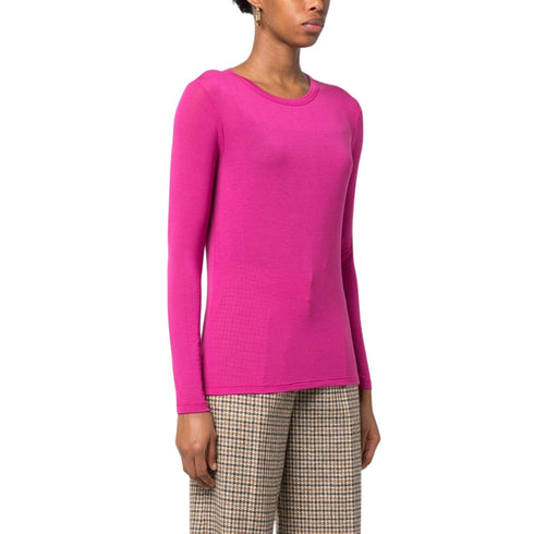 T-shirt Donna a maniche lunghe Magenta VANISE'- Francavilla Moda