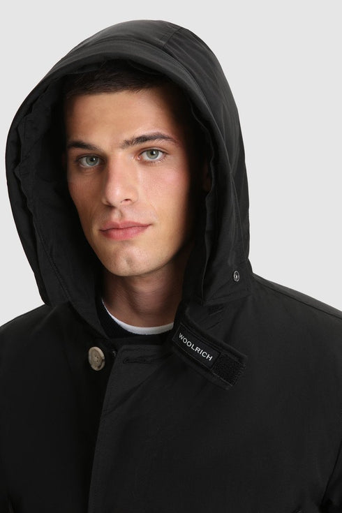 Arctic Parka DF uomo con pelliccia removibile Nero WOOLRICH- Francavilla Moda
