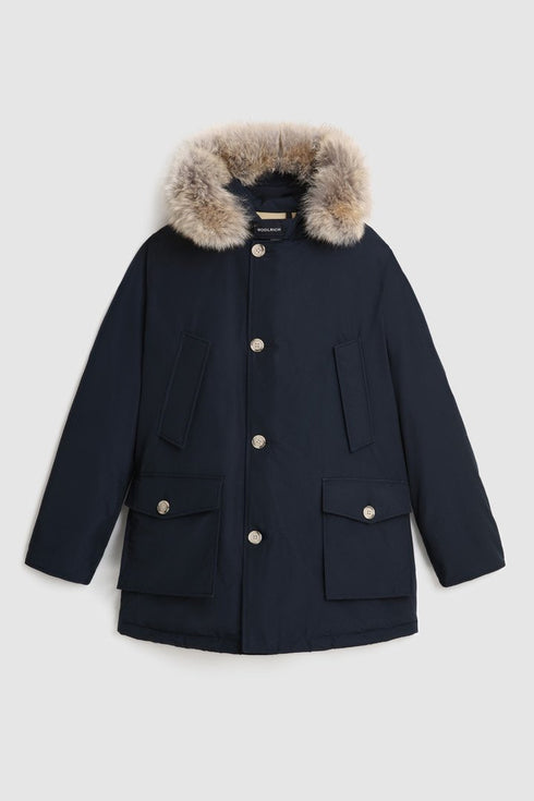 Arctic Parka DF uomo con pelliccia removibile Blu WOOLRICH- Francavilla Moda