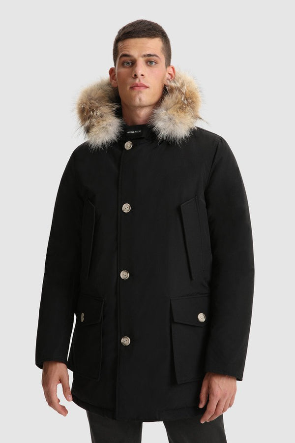 Arctic Parka DF uomo con pelliccia removibile Nero WOOLRICH- Francavilla Moda