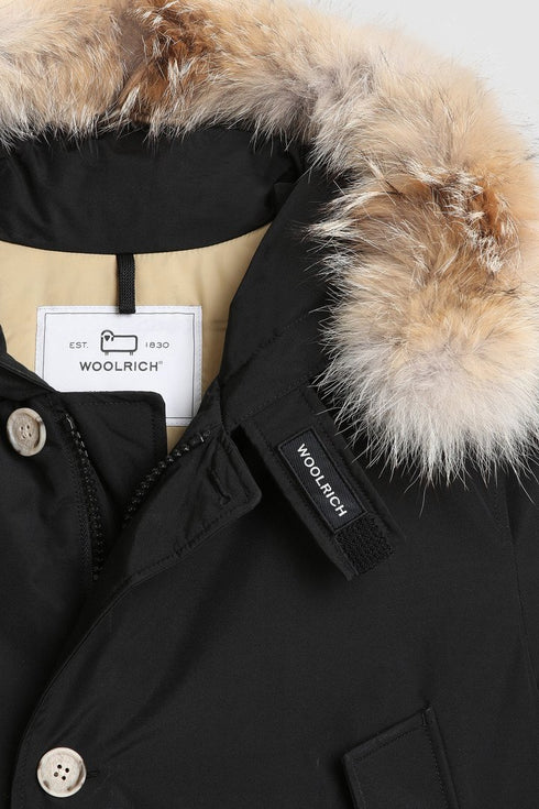 Arctic Parka DF uomo con pelliccia removibile Nero WOOLRICH- Francavilla Moda