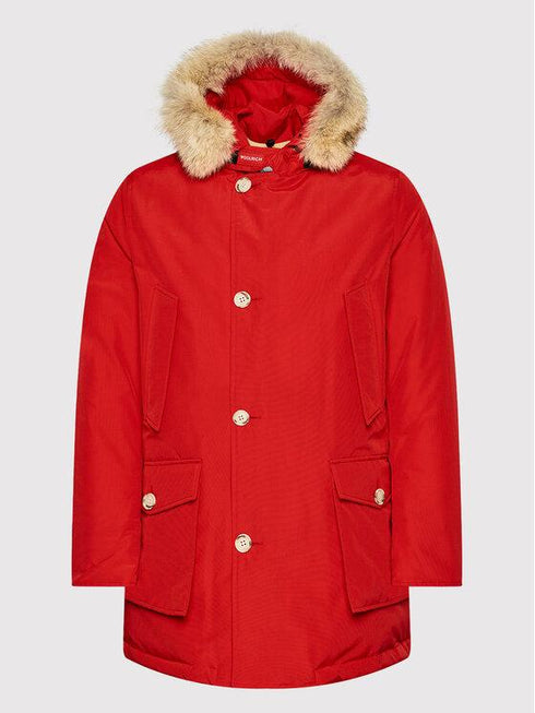 Arctic Parka DF uomo con pelliccia removibile Rosso WOOLRICH- Francavilla Moda