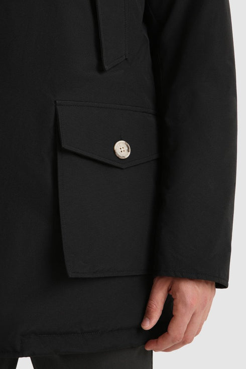 Arctic Parka DF uomo con pelliccia removibile Nero WOOLRICH- Francavilla Moda