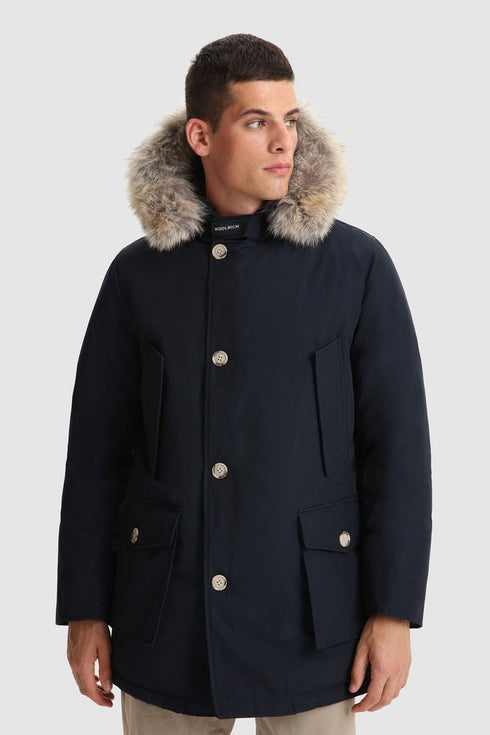 Arctic Parka DF uomo con pelliccia removibile Nero WOOLRICH- Francavilla Moda