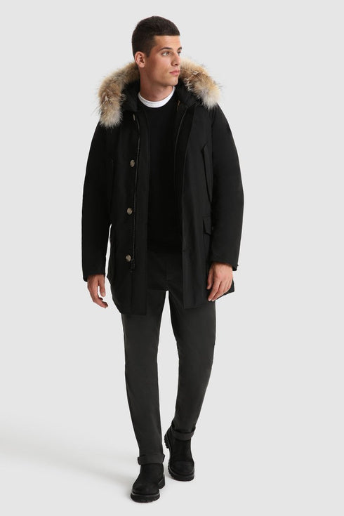 Arctic Parka DF uomo con pelliccia removibile Nero WOOLRICH- Francavilla Moda