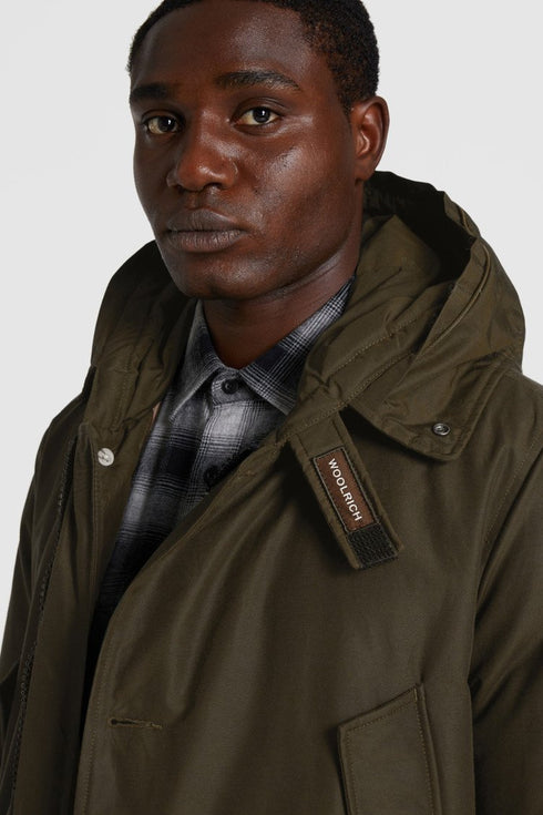 Arctic Parka DF Uomo con pelliccia removibile Nero Woolrich- Francavilla Moda