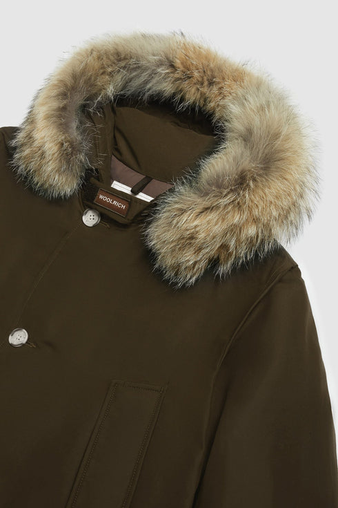 Arctic Parka DF Uomo con pelliccia removibile Verde Woolrich- Francavilla Moda