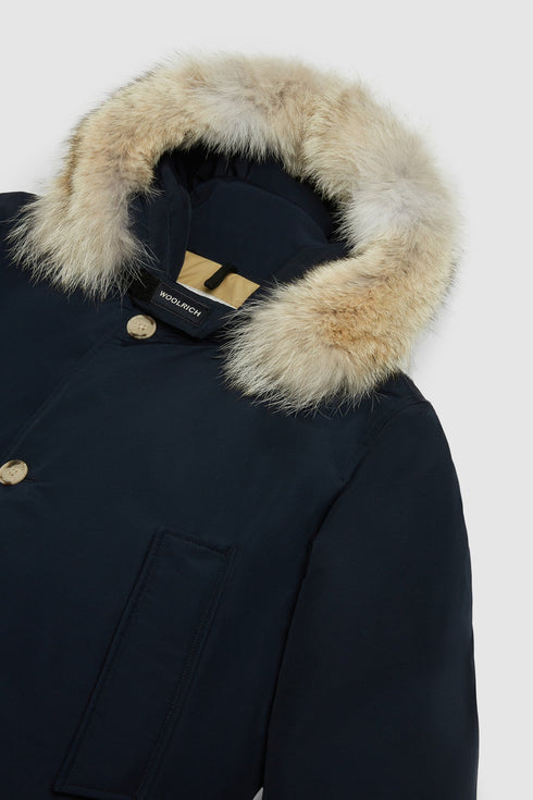 Arctic Parka DF Uomo con pelliccia removibile Blu Woolrich- Francavilla Moda