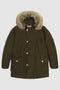 Arctic Parka DF Uomo con pelliccia removibile Verde Woolrich- Francavilla Moda