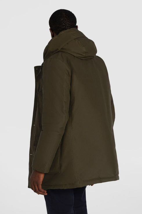 Arctic Parka DF Uomo con pelliccia removibile Nero Woolrich- Francavilla Moda