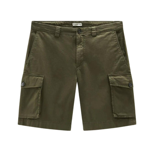 Bermuda Uomo cargo tinti in capo Verde WOOLRICH- Francavilla Moda
