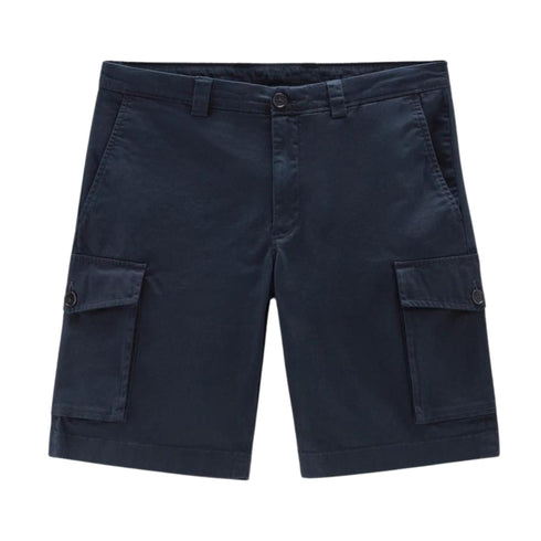 Bermuda Uomo cargo tinti in capo Blu WOOLRICH- Francavilla Moda