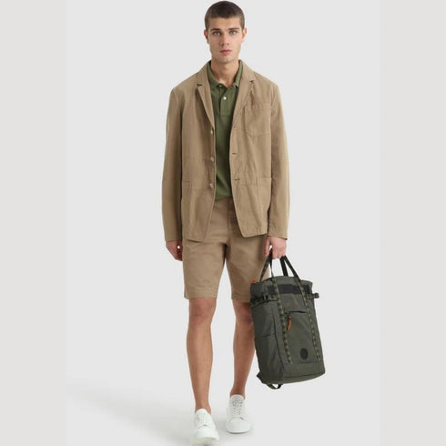 Bermuda Uomo in cotone con tasche Safari WOOLRICH- Francavilla Moda