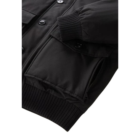 Woolrich Bomber Bomber Uomo Polar Nero - Francavilla Moda