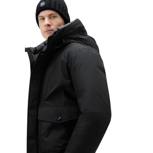 Woolrich Bomber Bomber Uomo Polar Nero - Francavilla Moda