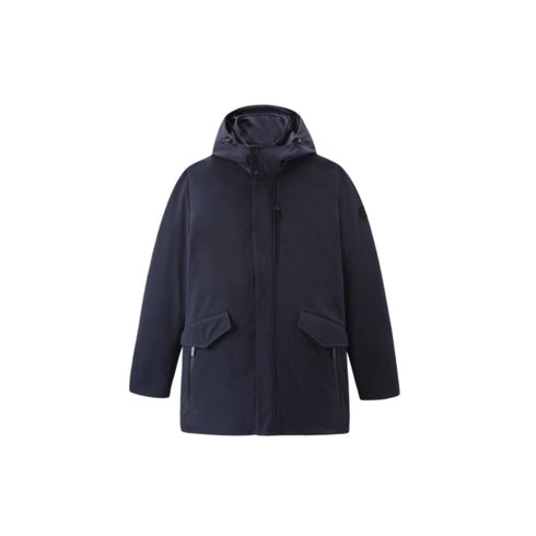 Cappotto Uomo Barrow Mac Softshell Blu WOOLRICH- Francavilla Moda